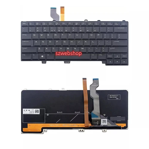 New Laptop US Keyboard for DELL Alienware 13 R1 R2 15 R1 R2 P42F P42F001 Backlit