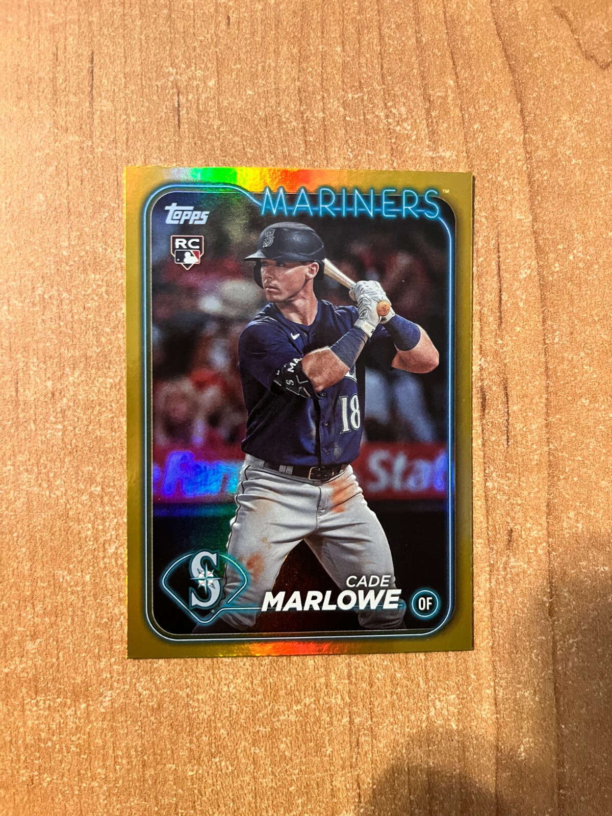 2024 Topps Series 1 - Cade Marlowe - #286 Gold Foil Parallel MARINERS