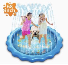 Splash Pad Sprinkler for Kids Large Size 68  Outdoor Water Toys -BRAND NEW