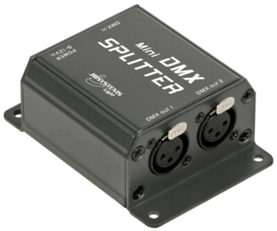 Mini DMX Splitter Signal-Booster Signal Verstärker für Lichteffekte JB Systems 