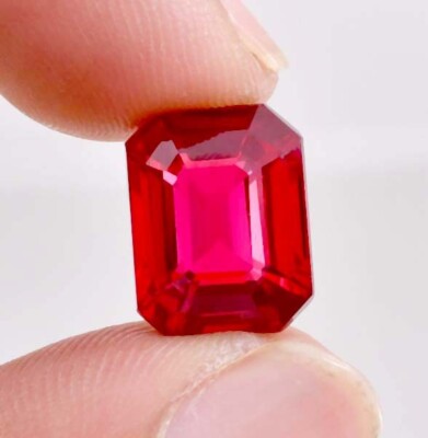 HUGE 11.15 Ct 100% Natural Mozambique Blood Red Ruby LooseGemstone GIT Certified