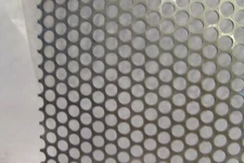 1/4"HOLES ON 5/16"CENTER--20 GA.-STAINLESS PERFORATED SHEET- -16" X 24"