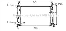 OE SPEC AVA RADIATOR FOR MAZDA 3 (2009) 1.6 -/MZR