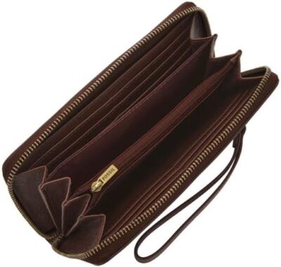 Fossil Women's Logan Zip Around Card Case