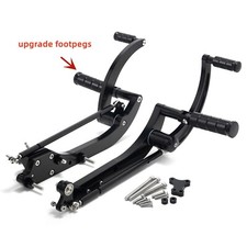 CNC Billet 12"Black Forward Controls for Harley Street 500/750 Street Rod XG750A