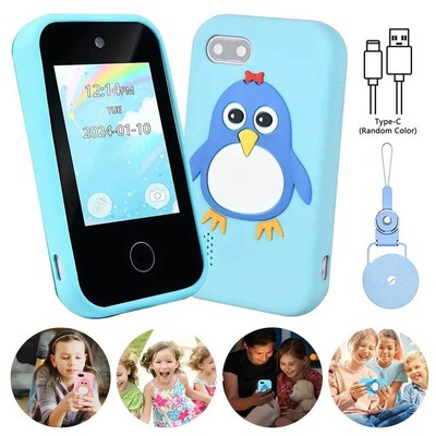 Kids Smart Phone Touchscreen Toy Phone with Games Learning Toy for Girls Boys
