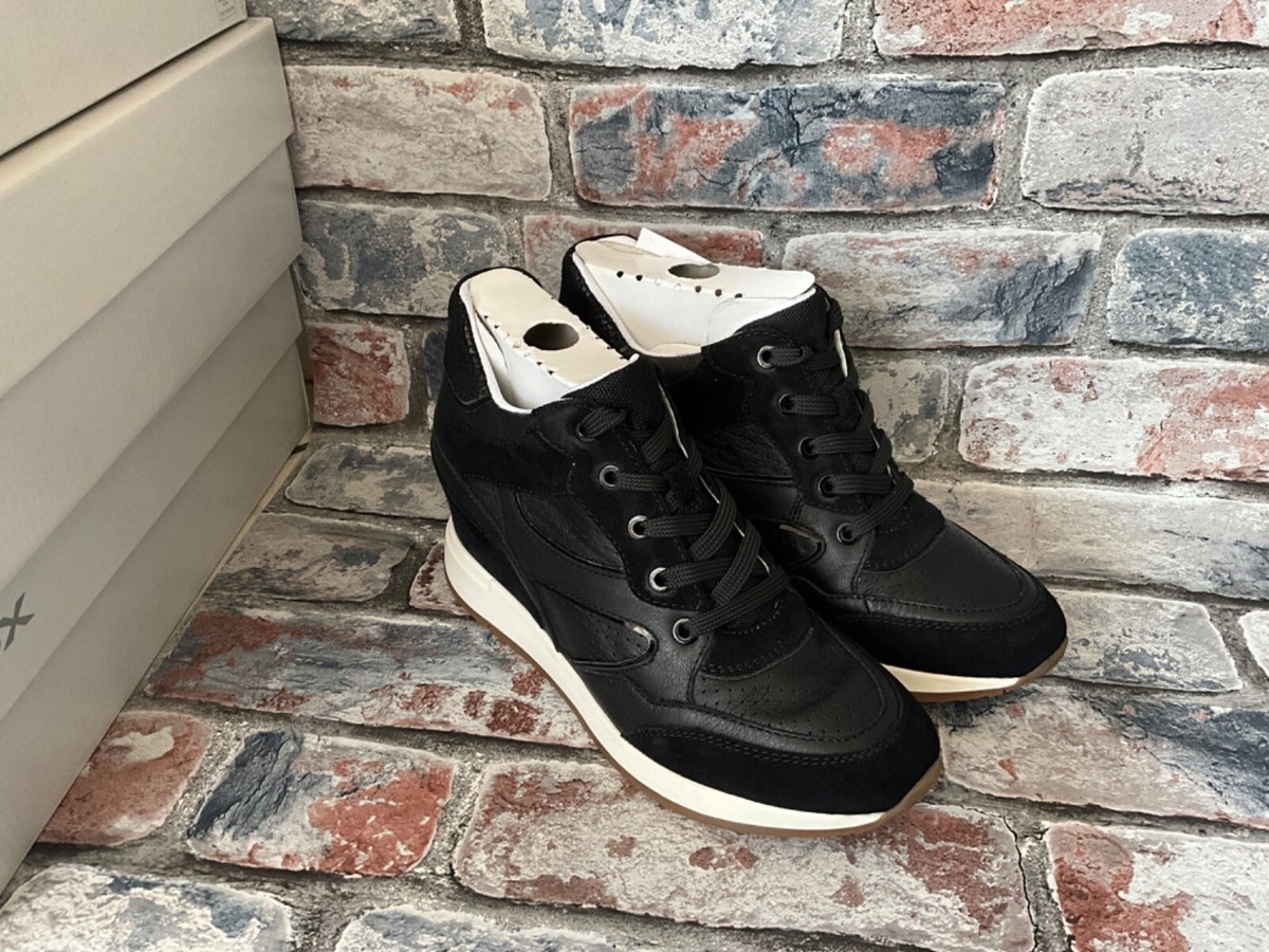 Wedge Trainers Geox Black Trainers Uk D Maurica B Womens Wedge