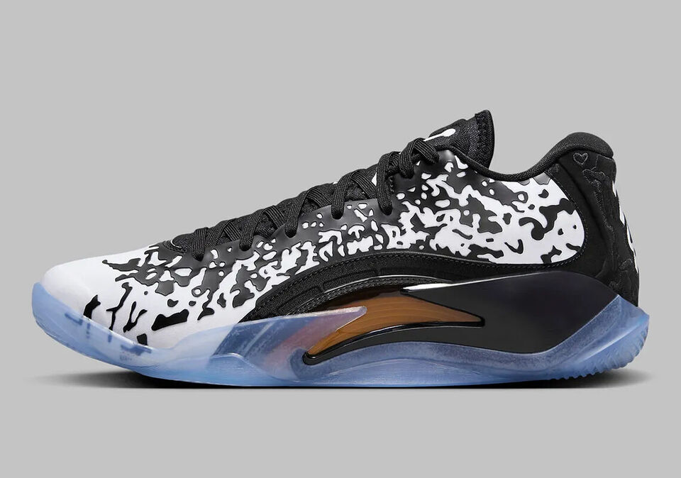 Баскетбольные кроссовки Nike Air Jordan Zion 3 Черно-белые DR0675-018 Мужские Новые