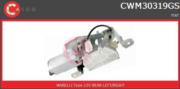 Moteur d'essuie-glace arrière pour remplacer la pièce usée de Fiat Doblo