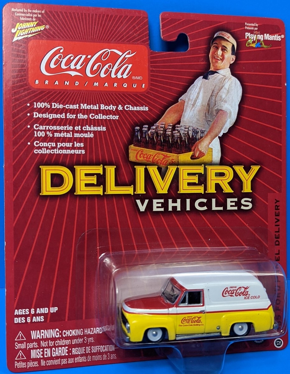Johnny Lightning Coca Cola Delivery Vehicles - #12 1955 Ford Panel 