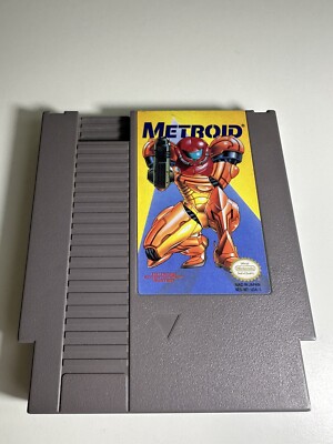 Metroid (Nintendo NES, 1987) Yellow Label Authentic Tested