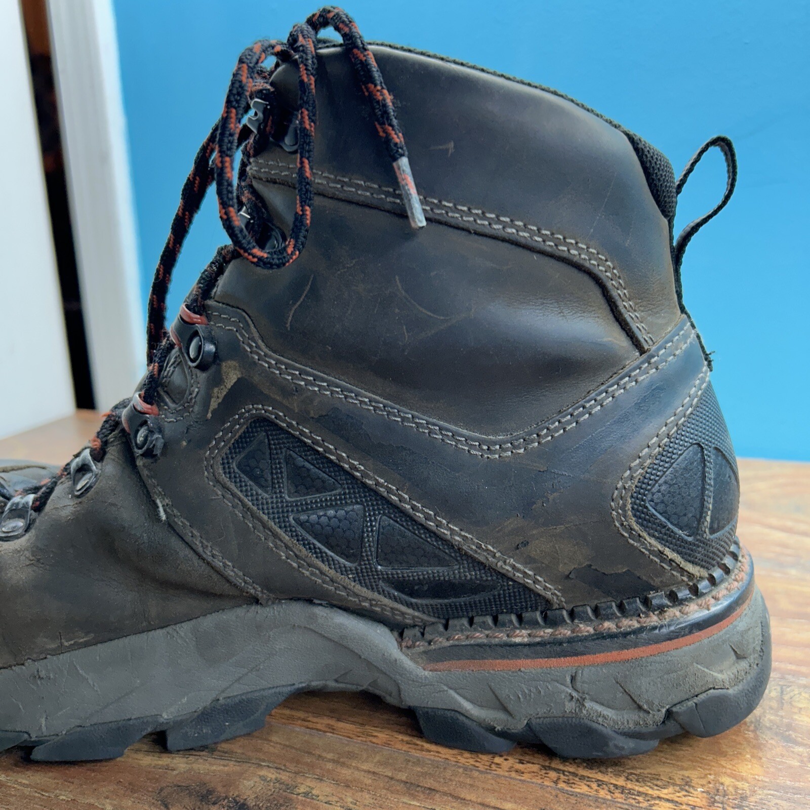 IRISH SETTER Crosby Safety Toe 6" Work Boots Men’s Size 12 Brown Heavy