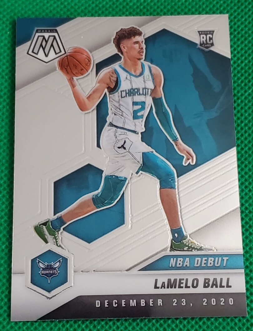 LaMelo Ball 2020-21 Mosaic Base Rookie NBA Debut Charlotte Hornets RC #262