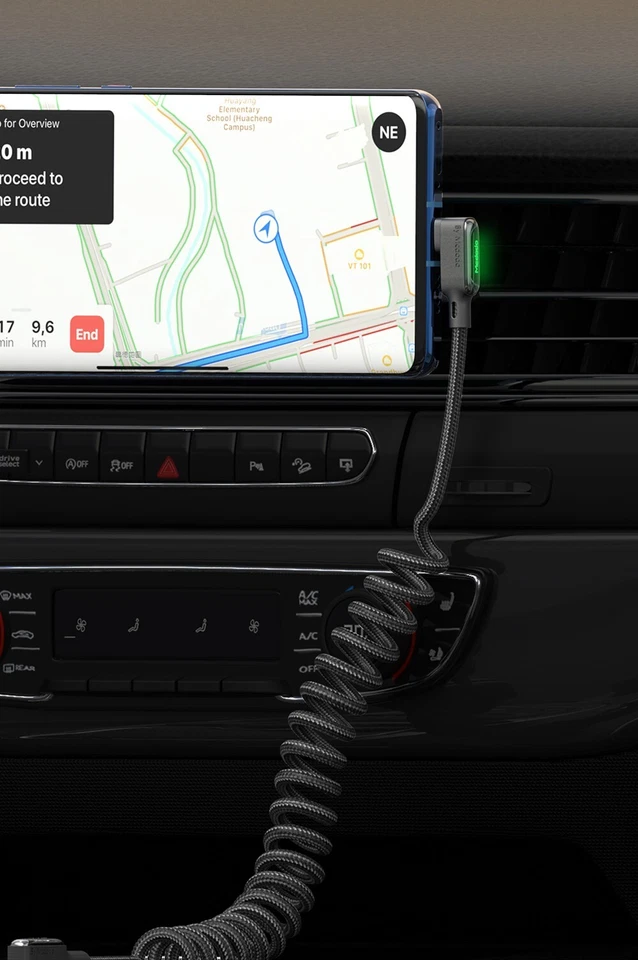 USB Kabel gewinkelt Schnellladekabel Winkel Auto Ladekabel für iPhone kompatibel - Bild 4 von 4