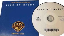 Live By Night DVD FOR YOUR CONSIDERATION FYC Ben Affleck Zoe Saldana Elle Sienna