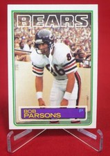 Bob Parsons 1983 TOPPS NFL FOOTBALL CARD #35 Mint 