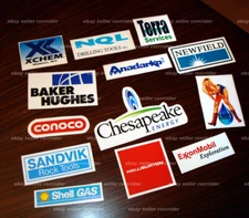 gas and oil rig hardhat decal sticker oilfield gaswell