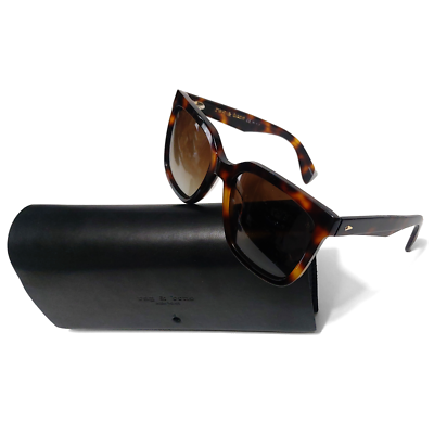 Rag & Bone RNB 1018/S Brown Polarized Square Havana  display picture 2