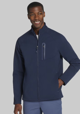 NWT Jos A Banks Traveler Collection Tailored Fit Softshell Jacket Mens XL $99
