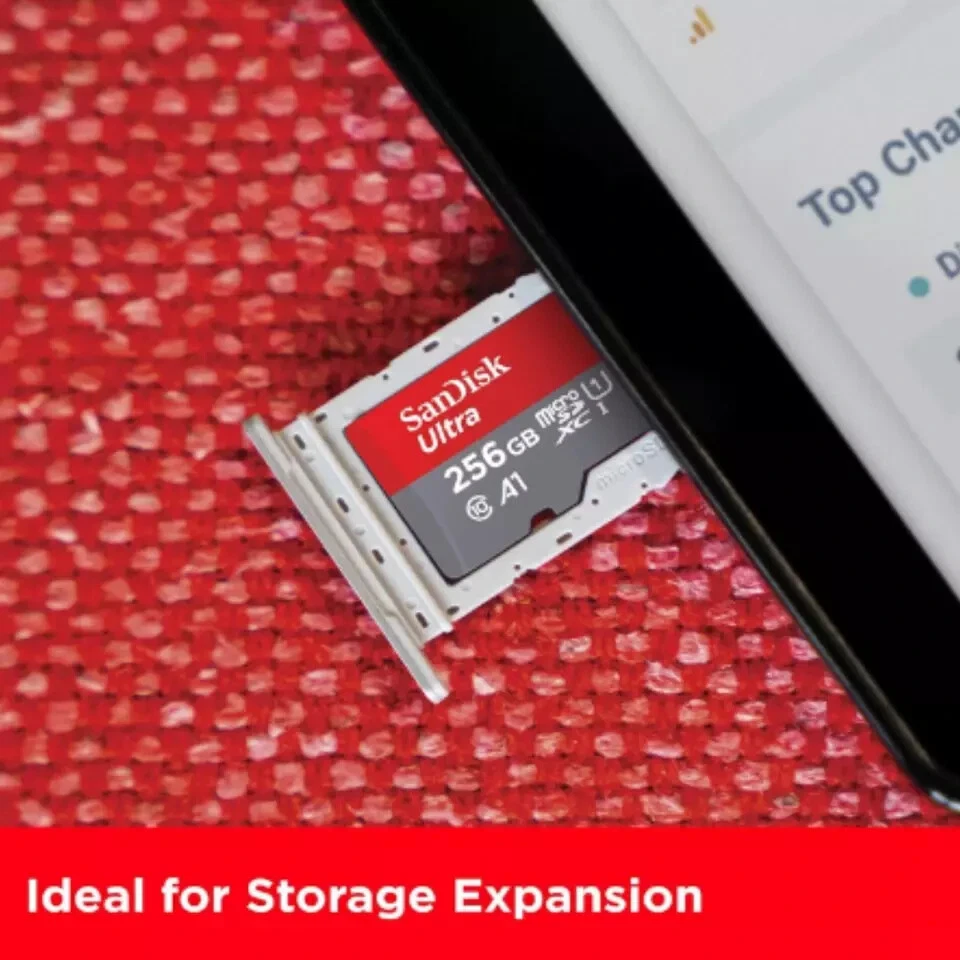 SanDisk Ultra 256GB 150 MB/s Micro SD microSDXC Card + SD Adapter Class 10 - New - Image 4 of 4