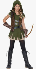 Miss Robin Hood Girl's Halloween Costume