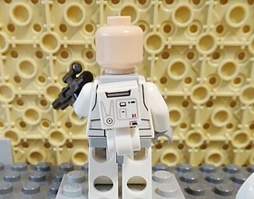 LEGO MINIFIGURE: sw0764 Snowtrooper Star Wars Ep 4/5/6, Advent Subset 75146