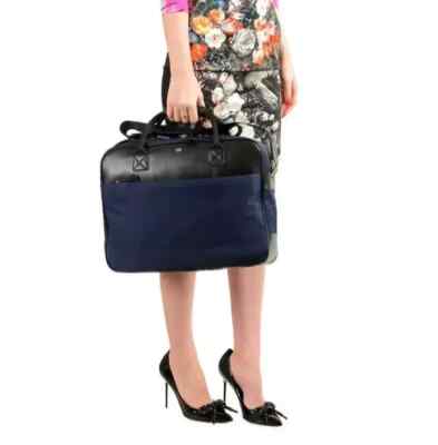 Briefcase Bag Cavalli Class Men's ''Hunter'' Navy Blue