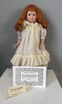 RARE - 52/400  ''IRMA RAE'' Porcelain Doll - Patricia Jones-Wall LE/COA/Box/Signed