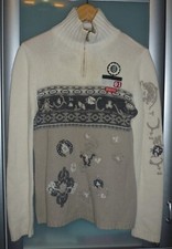 BOGNER Half-Zip Damen Pullover aus Wolle Kaschmir Gr:M