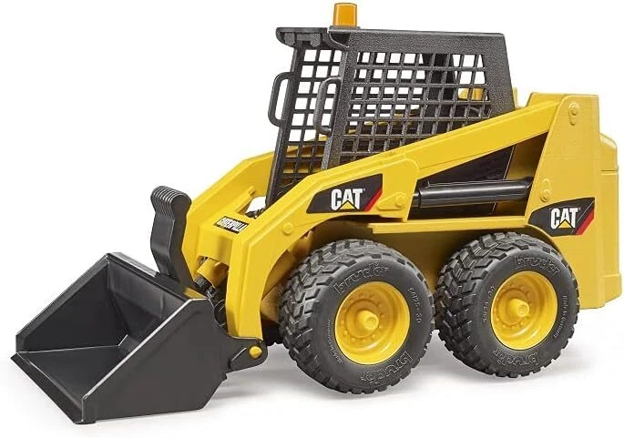 NEW Bruder 09047 Caterpillar Skid Steer Loader with Accessories Building Set Toy - Image 4 of 4