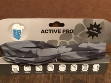 Active Pro 100% Microfiber Face Mask/Neck / Beanie Grey Camp Multi Color , Soft