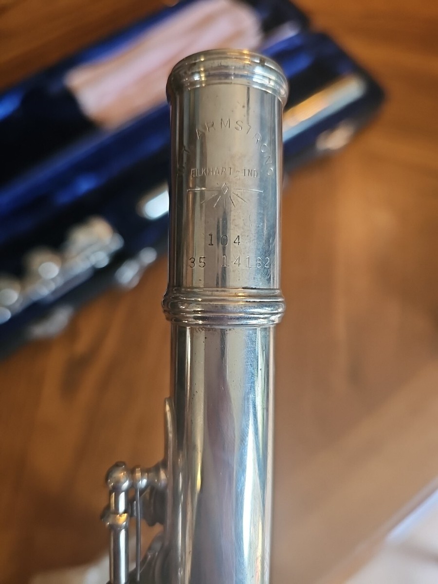 WT Armstrong 104 Silver Plated Flute with Hard Case Made in USA | eBay