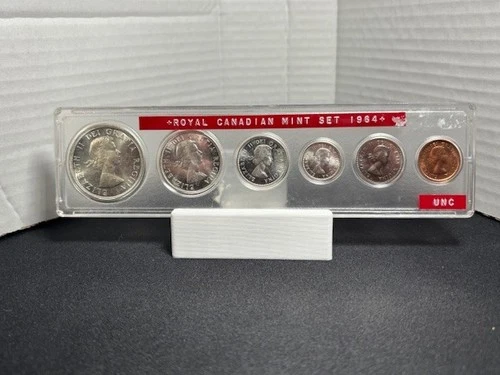 1964 Canadian Proof-Like 6-Coin Set 80% Silver 1.1 Troy oz C-A010