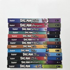 Dav Pilkey Dog Man Set Of Books 1-13 