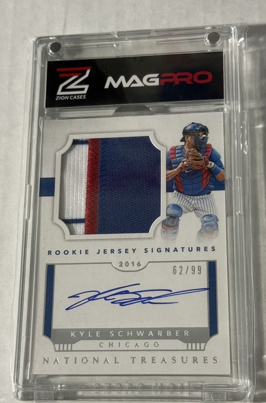 2016 National Treasures Kyle Schwarber RC Auto Patch /99 Cubs Phillies RPA