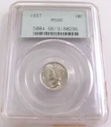 1937 Mercury Silver Dime NGC MS 66