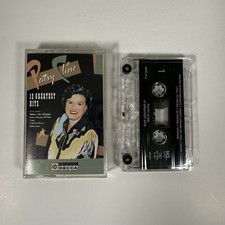 Vint 1988 Patsy Cline 12 Greatest Hits Cassette Tape original Decca MCA Records
