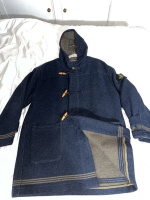 Stone Island Vintage Montgomery Navy Duffle Jacket | eBay UK
