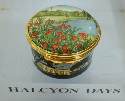 Ltd Ed Halcyon Days The 1997 Ryder Cup - Valderrama Emaille Box - 1 5/8'' (4,25 cm)