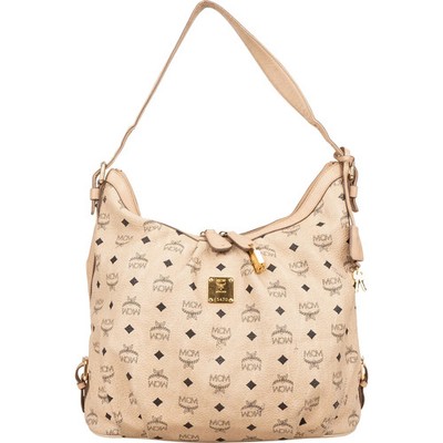 MCM Monogram Visetos Hobo Shoulder Bag Tasche