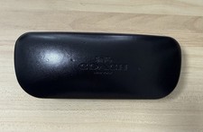 Coach New York Authentic Black Hard Side Clamshell Eyeglasses Sunglasses Case