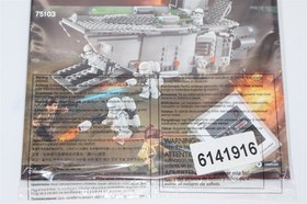 LEGO #75103 (INSTRUCTION MANUAL + Stickers ONLY) Star Wars First Order Transport