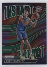 2022-23 Panini Prizm Instant Impact Green Prizm Chet Holmgren #2 19l7