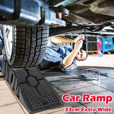 2X Heavy Duty 5 Ton 2.5+2.5 Ton Plastic Car Ramp Lifting Ramps 33cm Extra Wide
