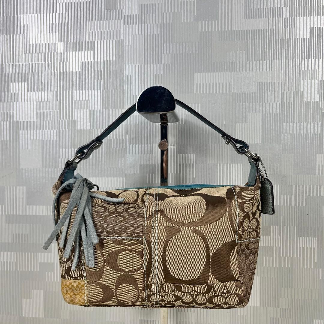 Coach Patchwork Vanity Pouch Signature Accessorie… - image 1