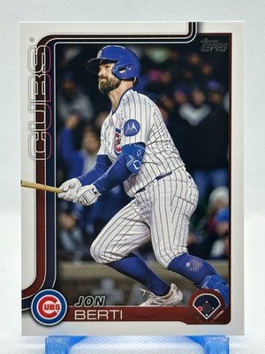 Jon Berti 2025 Topps Update Series #US139 - Chicago Cubs