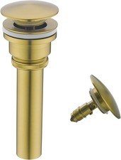 Bathroom Sink Drain With Overflow and Without Overflow Vessel Sink Lavatory