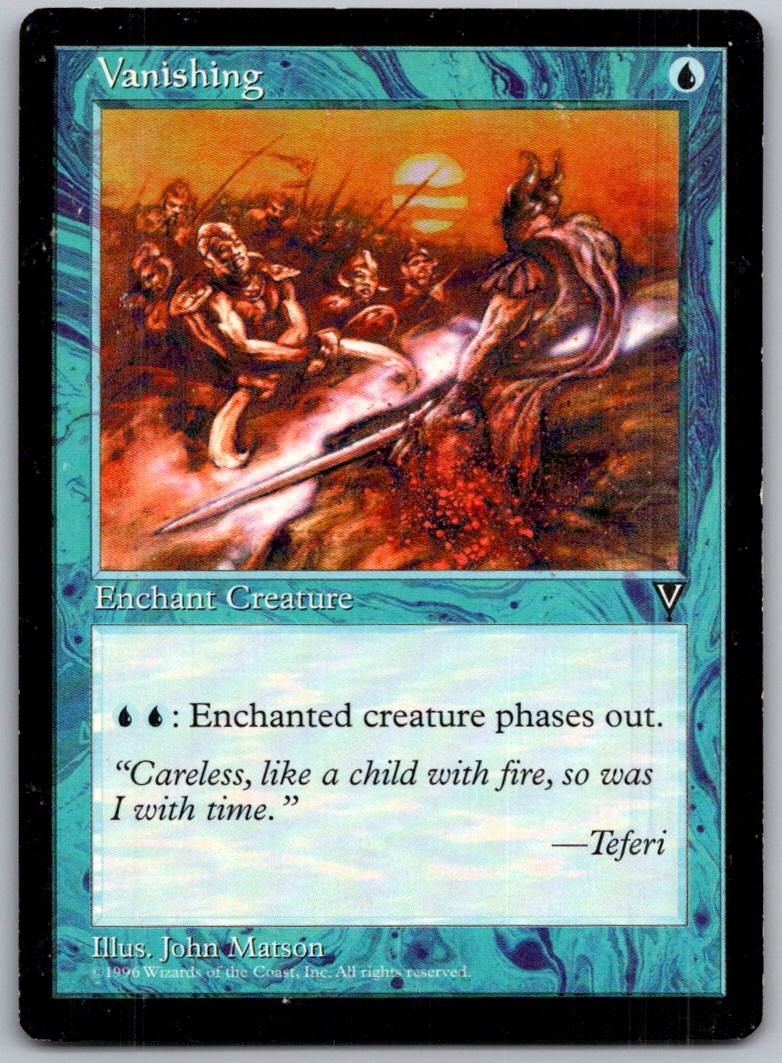 Vanishing Common Visions Magic: The Gathering Lightly Played