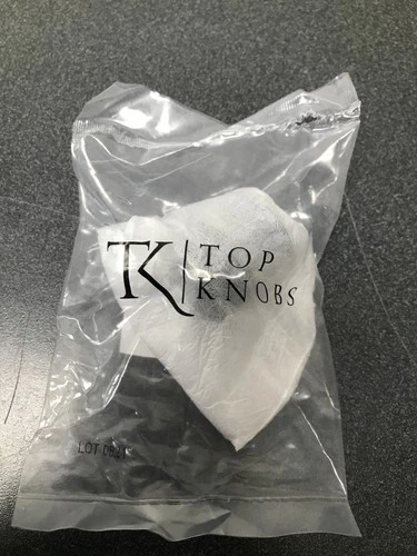 Top Knobs Essex Mushroom Cabinet Knob - Flat Black - Picture 4 of 5