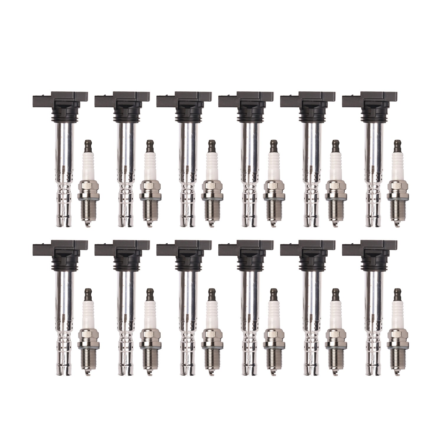 Ignition Kit For 2003-2012 Bentley Continental GTC 6.0L W12 Set of 12